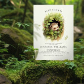 ベビーシャワーヘッジホッグウォーターカラー招待状 招待状