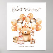 ベビーシャワーベアーベビーは甘い楽しみ方 ポスター (正面)