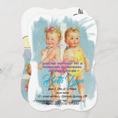 ベビーシャワーベイビーパーティー運命のデスティニー 招待状 (正面/裏面)