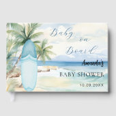 ベビーシャワーベビーオンボードサーフボード ゲストブック (正面)