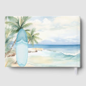 ベビーシャワーベビーオンボードサーフボード ゲストブック (裏面)