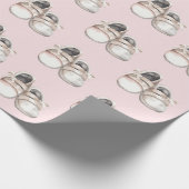 ベビーシャワーベビーシューズ ラッピングペーパー (角)