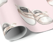 ベビーシャワーベビーシューズ ラッピングペーパー (ロールコーナー)