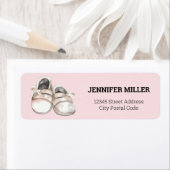 ベビーシャワーベビーシューズ ラベル (インサイチュ)