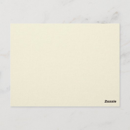 ベビーシャワーベビー予測とアドバイス記念 ポストカード (裏面)