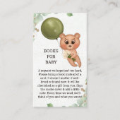 ベビーシャワーベビー依頼カード エンクロージャーカード (正面)