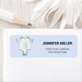 ベビーシャワーベビー布 ラベル (インサイチュ)