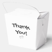 ベビーシャワーベビー足水玉模様 フェイバーボックス (裏面)