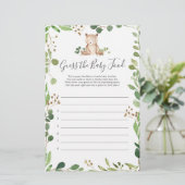 ベビーシャワーベビー食べ物を推測 (スタンド正面)