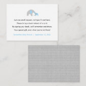 ベビーシャワーベビー エンクロージャーカード (正面/裏面)
