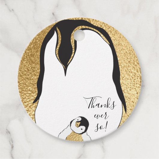 ベビーシャワーペンギン フェイバータグ (正面)