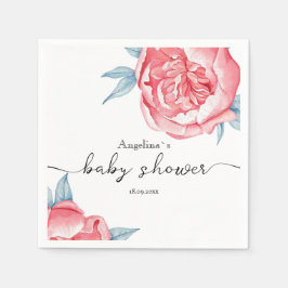 ベビーシャワーペーパーナプキンピーニー スタンダードカクテルナプキン