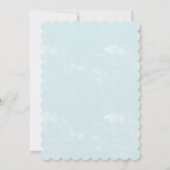 ベビーシャワーホリデークリスマスリース招待状 招待状 (裏面)