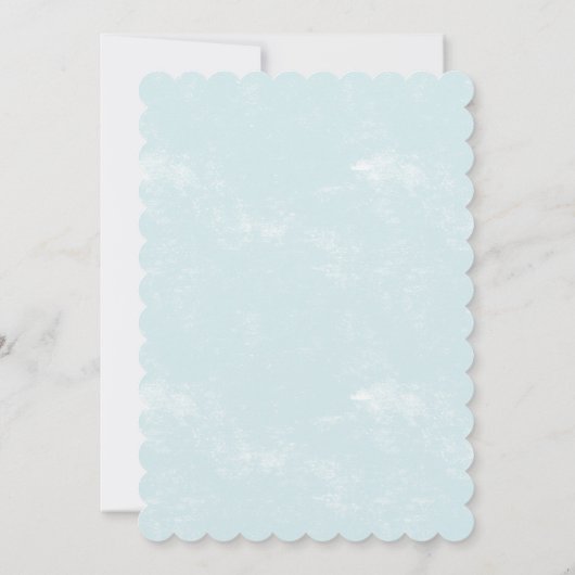 ベビーシャワーホリデークリスマスリース招待状 招待状 (裏面)