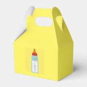 ベビーシャワーボトルお気に入りボックスイエロー フェイバーボックス (裏面サイド)