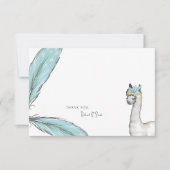 ベビーシャワーボホラマカスタムサンキューノート サンキューカード (正面)