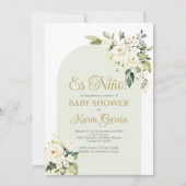 ベビーシャワーボーイスペインの招待状 招待状 (正面)