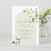 ベビーシャワーボーイスペインの招待状 招待状 (スタンド正面)