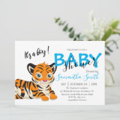 ベビーシャワーボーイタイガー 案内状 (スタンド正面)