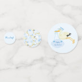 ベビーシャワーボーイテーマ コンフェッティ (正面)