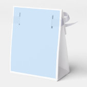 ベビーシャワーボーイブルーライトテディベアお願いボックス フェイバーボックス (裏面サイド)