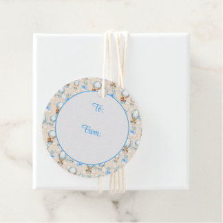 ベビーシャワーボーイブルー フェイバータグ