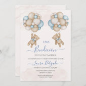 ベビーシャワーボーイ招待状 招待状 (正面/裏面)