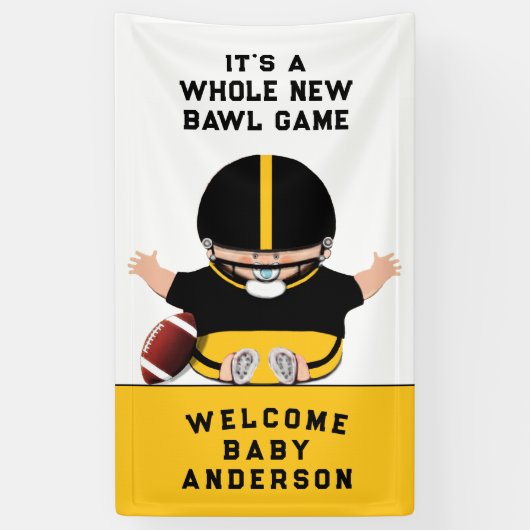 ベビーシャワーボーイ 横断幕 (縦)