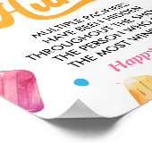 ベビーシャワーポップ・アートのおしゃぶり狩りゲームの準備 ポスター (角)