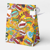 ベビーシャワーポップ・アートのおもしろい漫画ブック フェイバーボックス (裏面サイド)