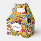 ベビーシャワーポップ・アートのおもしろい漫画ブック フェイバーボックス (裏面サイド)