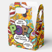 ベビーシャワーポップ・アートのおもしろい漫画ブック フェイバーボックス (オープン)