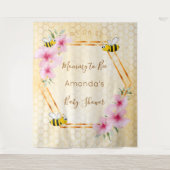 ベビーシャワーママトゥビー ハチの巣 タペストリー (正面)