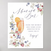 ベビーシャワーマムオーサバーワイルドベリー&フラワーズ ポスター (正面)