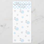 ベビーシャワーメニュー「スニップ&カタツムリ」 メニュー (裏面)