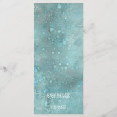 ベビーシャワーメニュー「金ゴールドベビーイルカ」 メニュー (裏面)