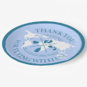 ベビーシャワーモダンDecor ペーパープレート (アングル)