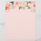 ベビーシャワーモモモザバーピーコラルフローラサインFl チラシ (裏面)