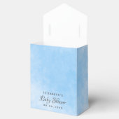 ベビーシャワーライトブルーグリッタードリップ感謝していボーイユー フェイバーボックス (オープン)