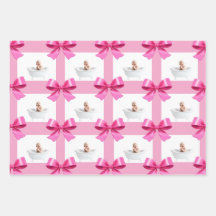 ベビーシャワーラッピング紙シート、マット19" x 29"