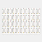 ベビーシャワーラッピング紙シート ラッピングペーパーシート (正面2)