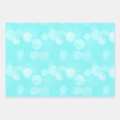 ベビーシャワーラッピング紙フラットシートセット3 ラッピングペーパーシート (正面3)