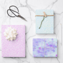 ベビーシャワーラッピング紙フラットシートセット3