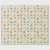ベビーシャワーラッピング紙 ラッピングペーパー (フラット)