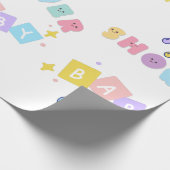 ベビーシャワーラッピング紙 ラッピングペーパー (角)