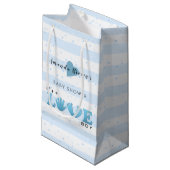 ベビーシャワーラブ男の赤ちゃん スモールペーパーバッグ (正面アングル)