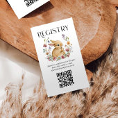 ベビーシャワーレジストリのエンクロージャカード エンクロージャーカード