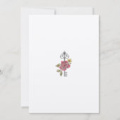 ベビーシャワーワンダーランドヴィンテージアリスinワンダーランド 招待状 (裏面)