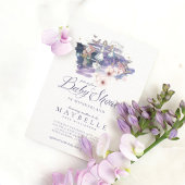 ベビーシャワーワンダーランド不思議の国の魔法のアリス 招待状