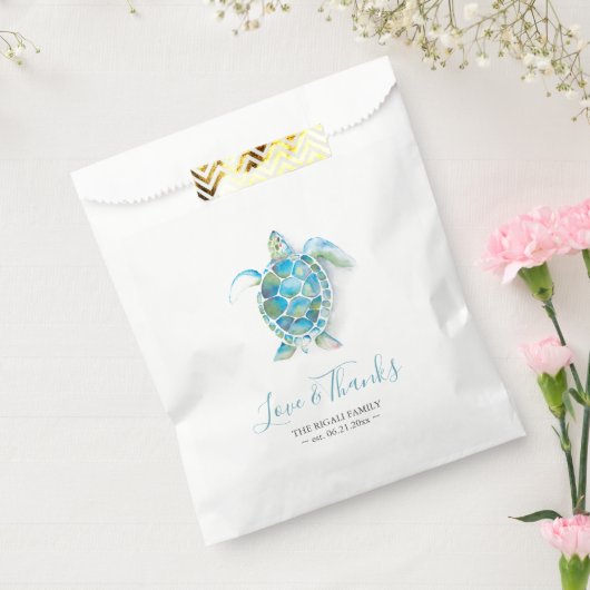 ベビーシャワー優先バッグウミガメ フェイバーバッグ (封をした状態)